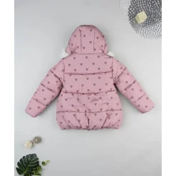 Abrigo acolchado niña rosa Minnie*Prenatal Online