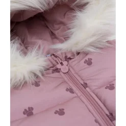 Abrigo acolchado niña rosa Minnie*Prenatal Online