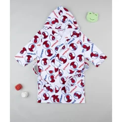 Albornoz niño Spiderman en rizo suave*Prenatal Discount