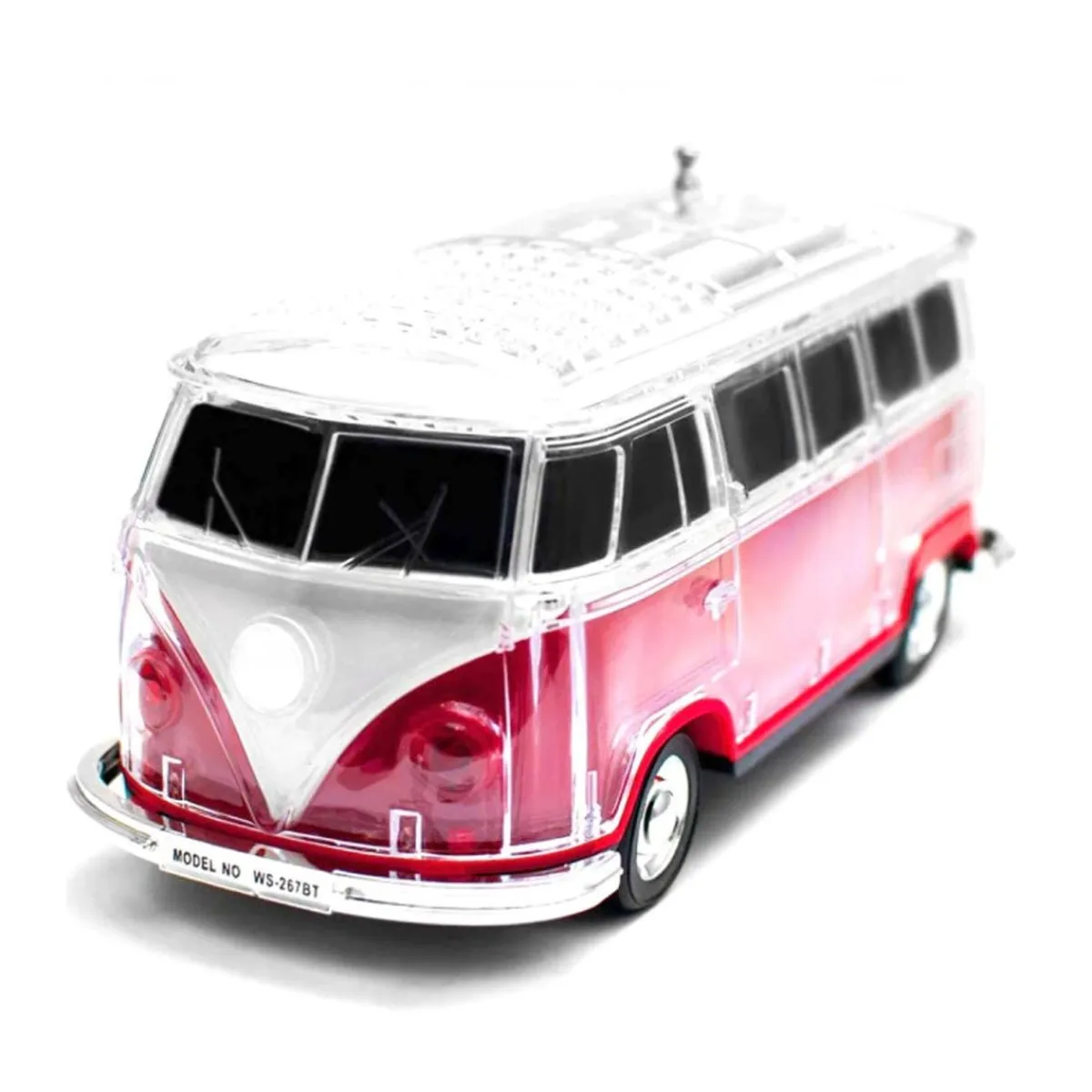 Altavoz bluetooth Volkswagen T1 - Rojo con luz LED*KLACK EUROPE Sale