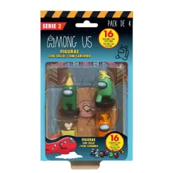 Discount Among Us - Pack 4 figuras con sellos (varios modelos) Figuras De Acción