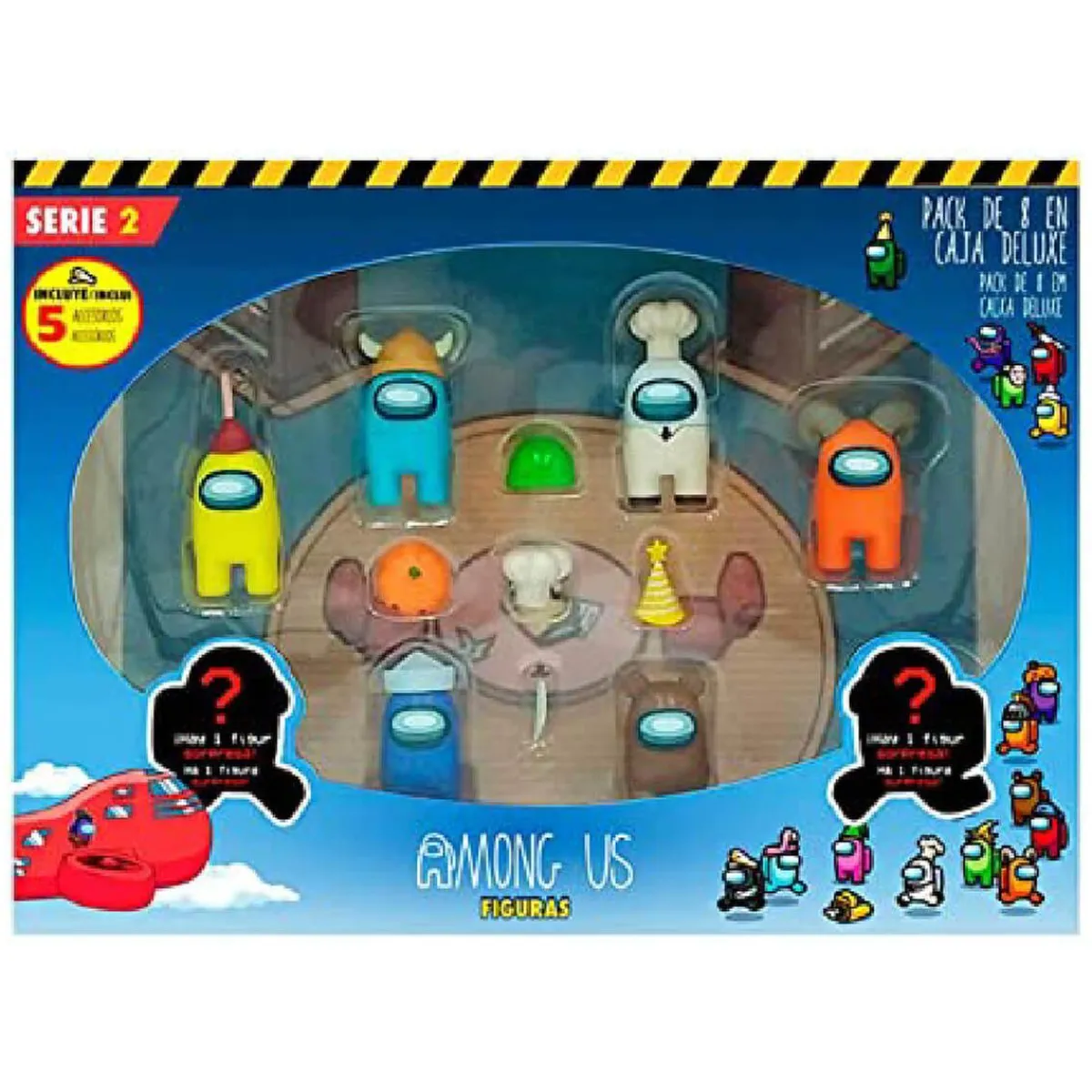 Among Us - Pack 8 figuras y accesorios (varios modelos)*BIZAK Sale