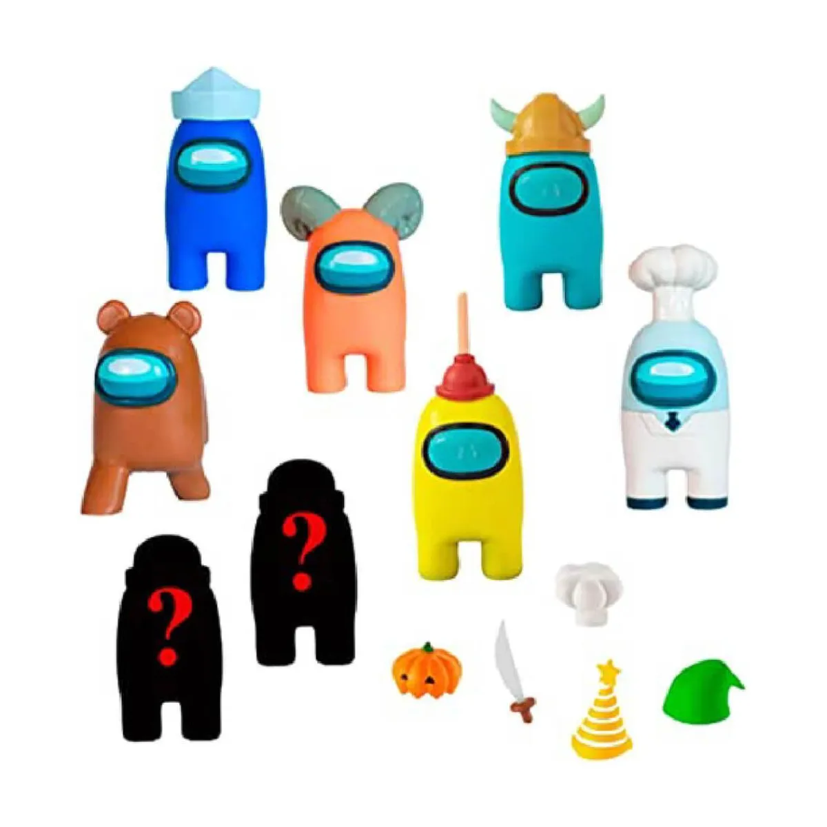 Among Us - Pack 8 figuras y accesorios (varios modelos)*BIZAK Sale