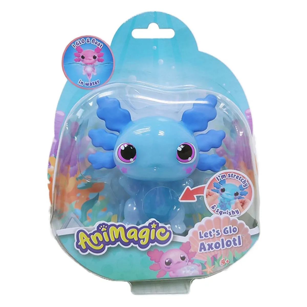 Hot Animagic - Let's Glo Axolotl (Varios modelos) Figuras De Acción