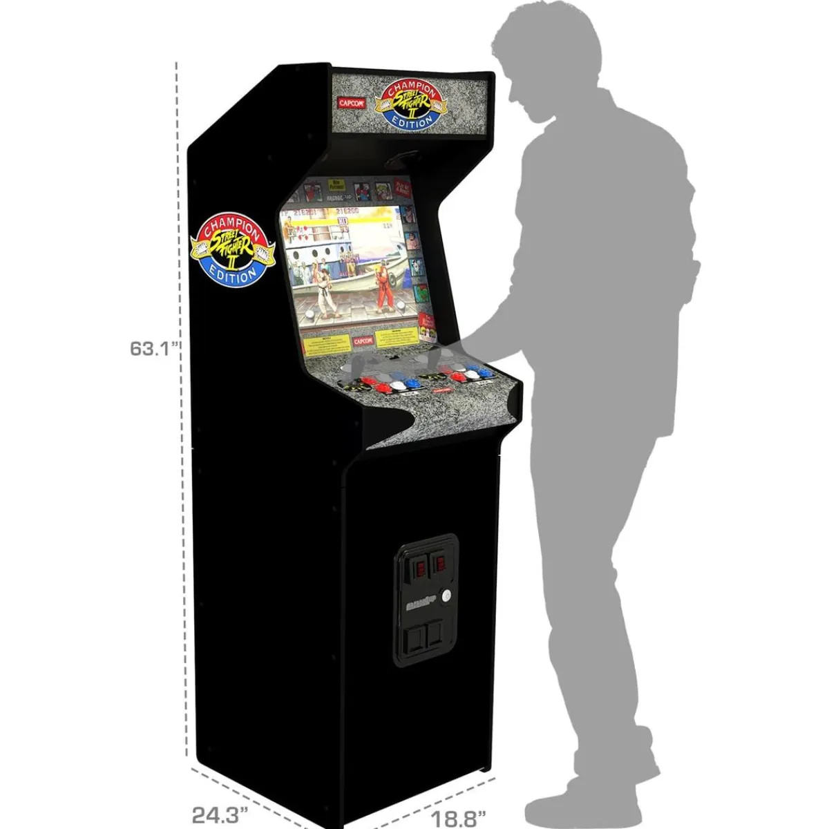 Online - Máquina Recreativa Street Fighter II Deluxe Videojuegos