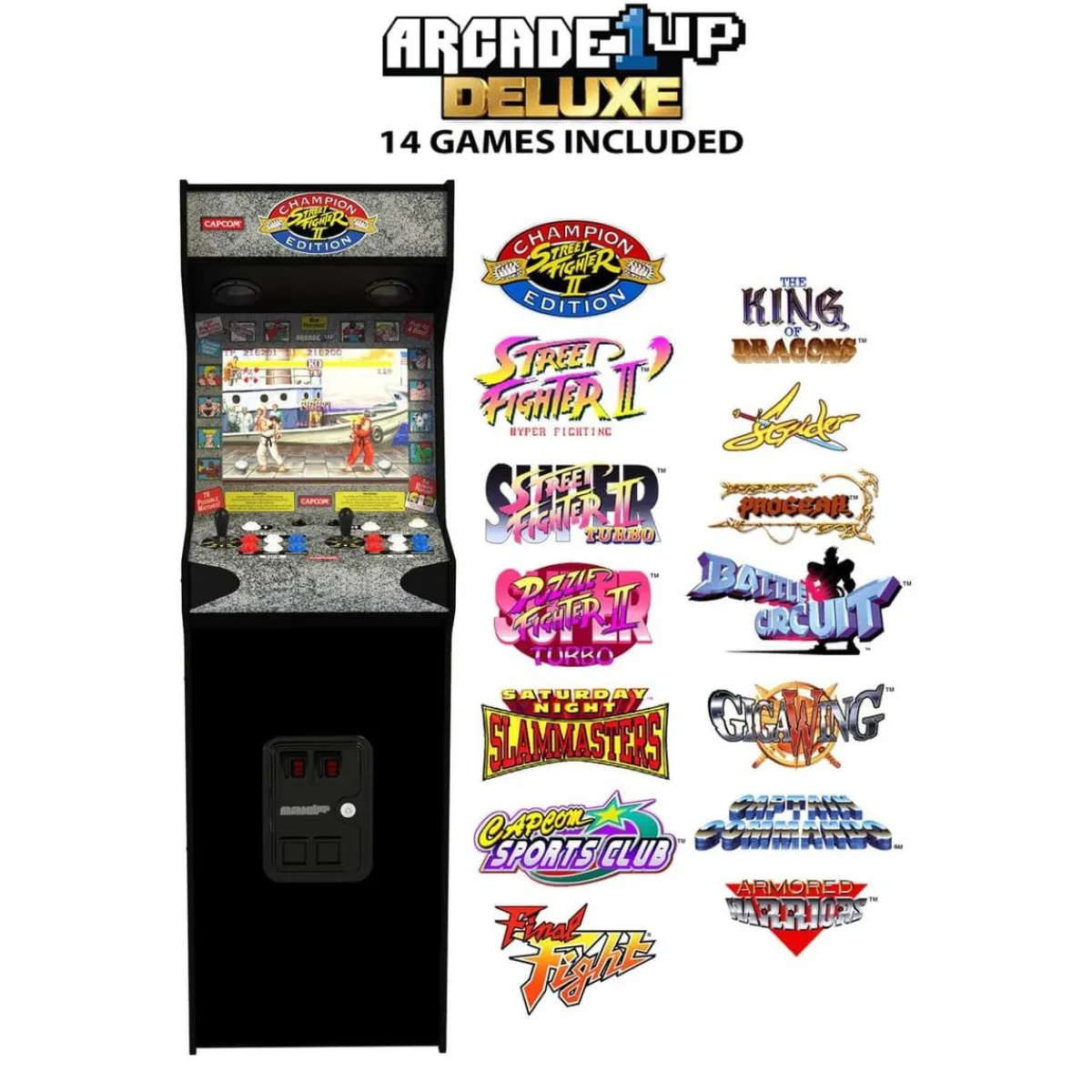 Online - Máquina Recreativa Street Fighter II Deluxe Videojuegos