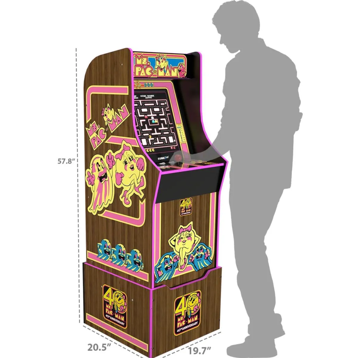 - Ms PAC-MAN Edición 40º Aniversario*Arcade1Up Hot