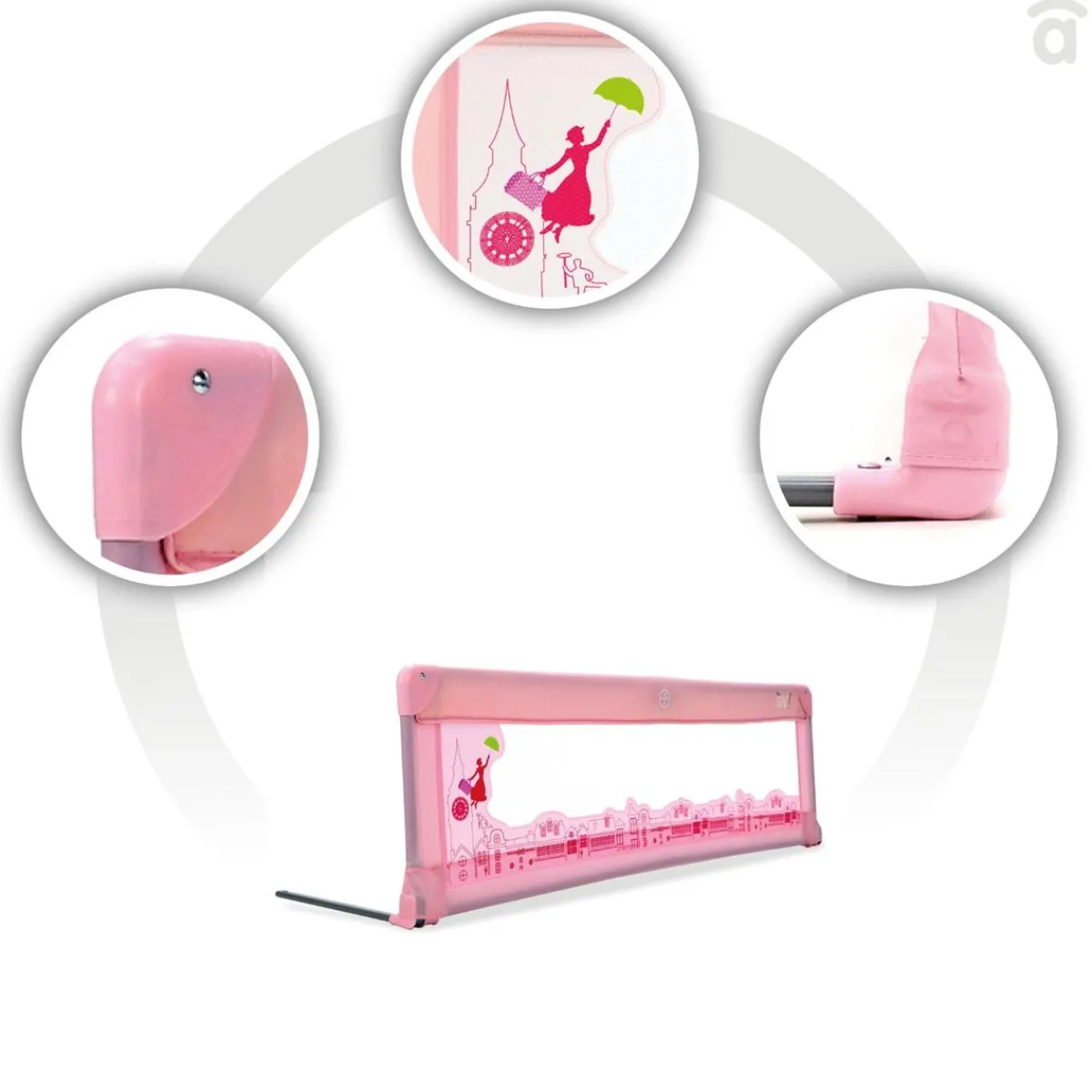 - Barrera de cama estándar 150 cm London*ASALVO Outlet