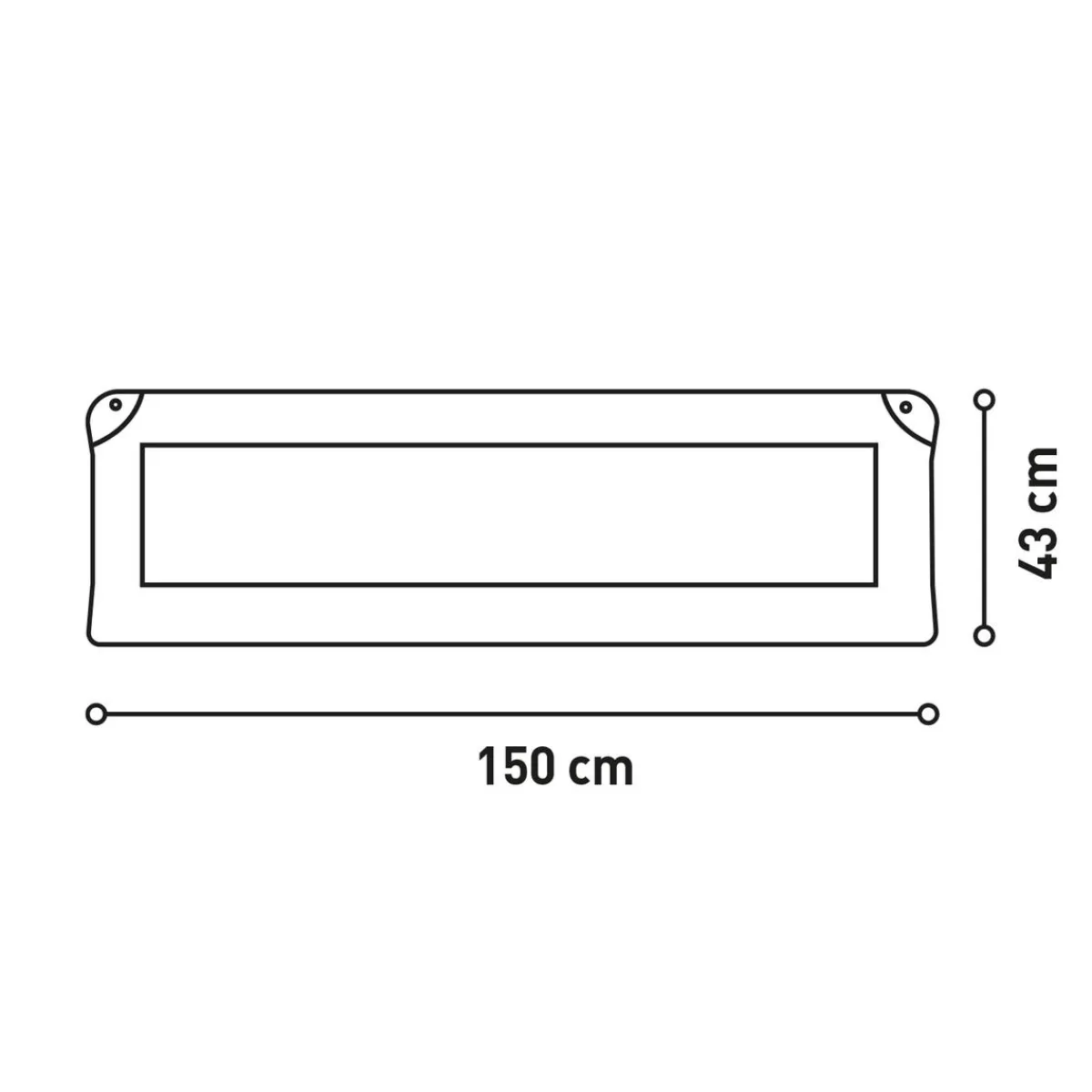 - Barrera de cama estándar 150 cm London*ASALVO Outlet