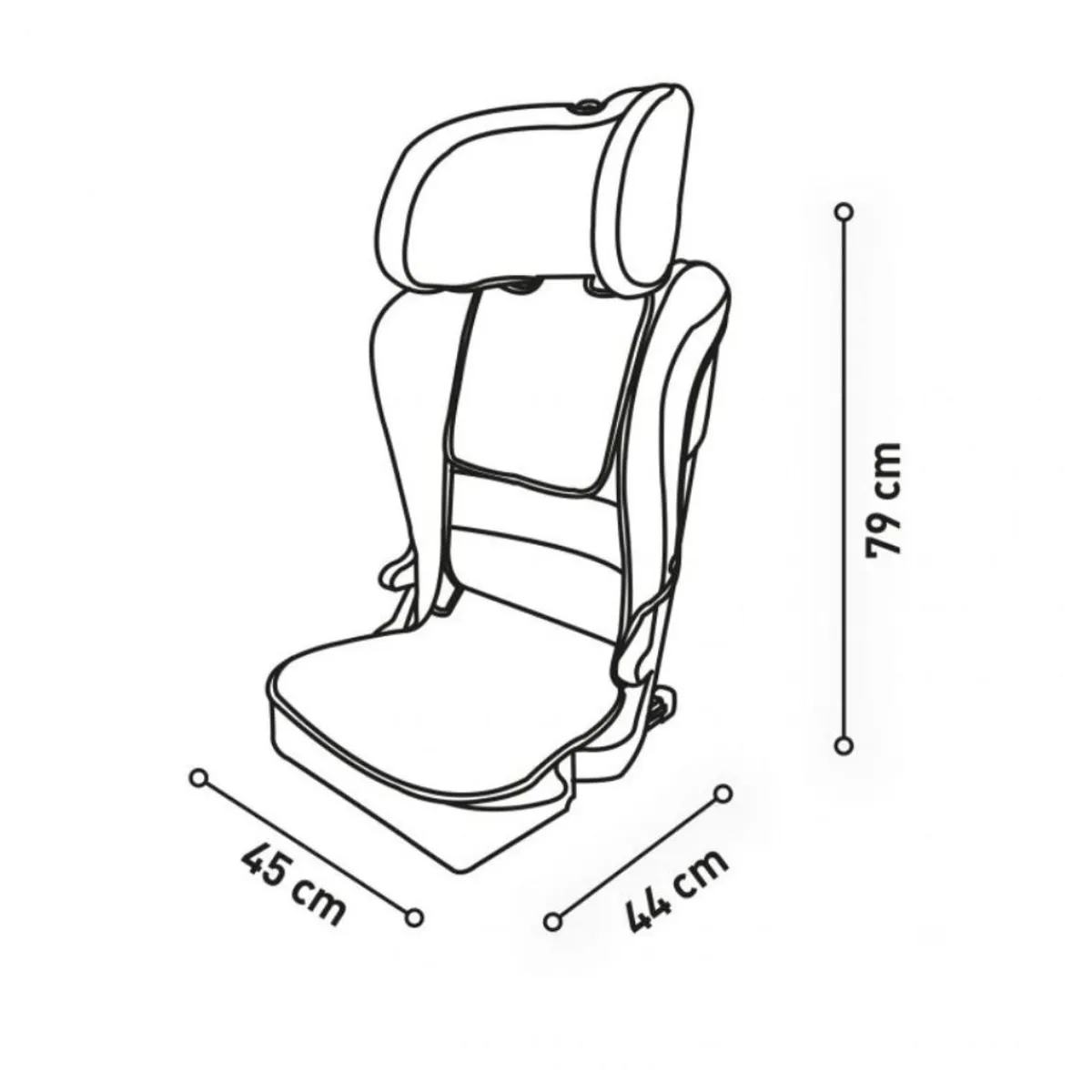 Hot - Silla de auto I-Size Unifix Negro 100-150 cm Sillas De Coche·Desde 100 A 150 Cm