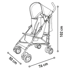 - Silla de Paseo Mombi Rosa*ASALVO Best