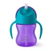 Clearance - Taza con pajita 200ml lila Preparación Comida Y Accesorios·Tazas Y Vasos