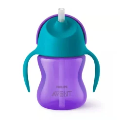 Clearance - Taza con pajita 200ml lila Preparación Comida Y Accesorios·Tazas Y Vasos