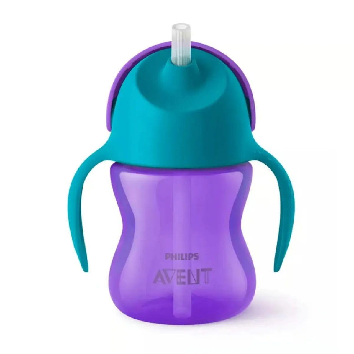 Clearance - Taza con pajita 200ml lila Preparación Comida Y Accesorios·Tazas Y Vasos