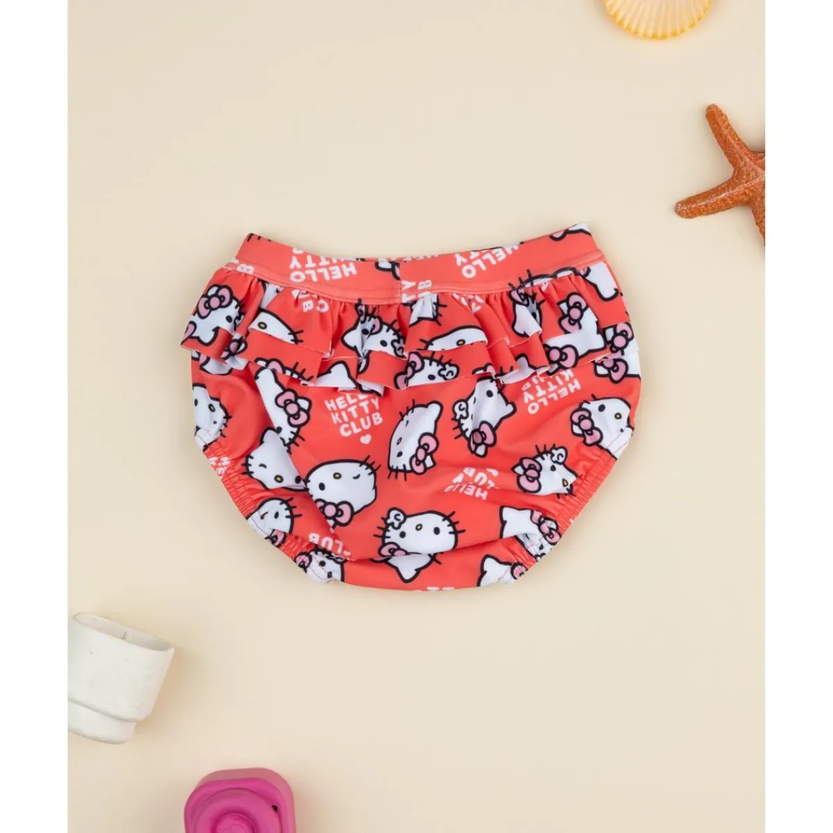 Outlet Bañador antifugas para niña – Hello Kitty coral Calzado Y Accesorios·Accesorios Y Complementos