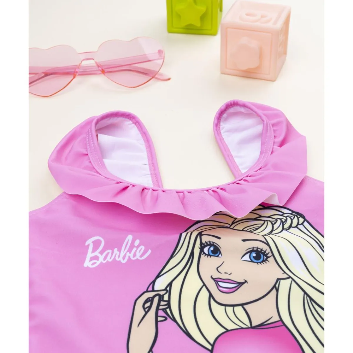 Bañador entero rosa para niña – Barbie*Prenatal Hot
