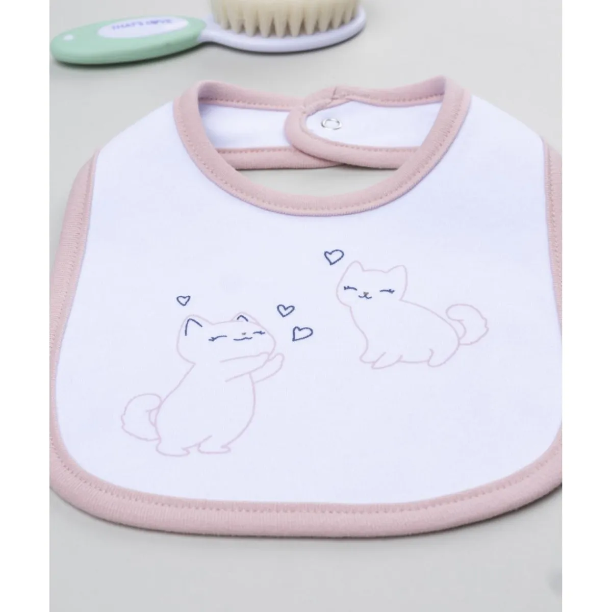 Babero niña con gatitos*Prenatal Best