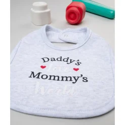 Babero Unisex Blanco