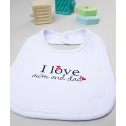 Hot Babero Unisex Blanco