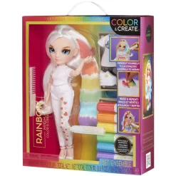 BABY born - Muñeca Fashion DIY ojos azules, top y zapatos extra, rotuladores lavables arcoiris*RAINBOW HIGH Clearance