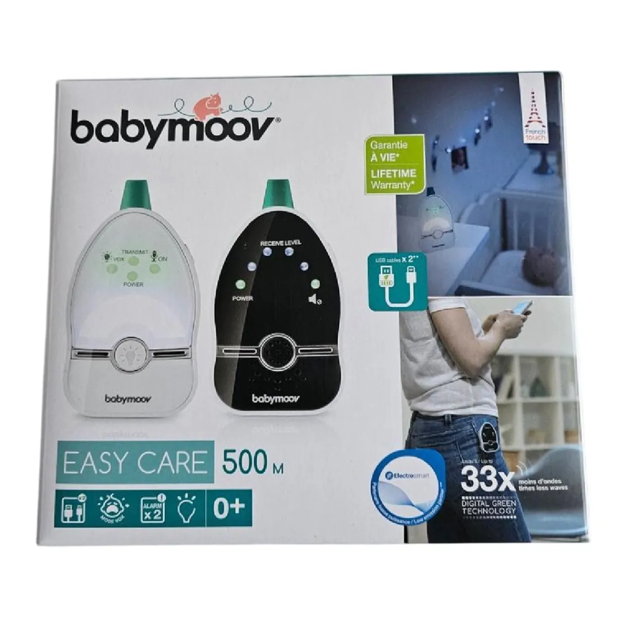 - Vigilabebé de audio Easy Care Seguridad·Vigilabebés
