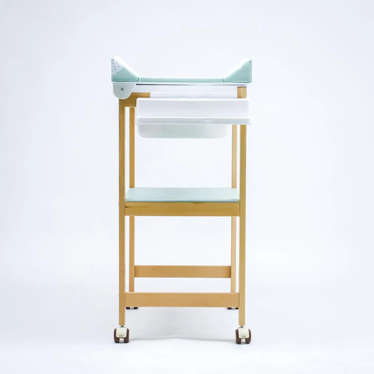 Best Bañera de Madera Natural Sobrebidé Safari Mint Baño Y Accesorios·Bañeras Cambiador