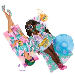 Outlet Barbie - Muñeca articulada con conjunto de moda y accesorios de viaje ㅤ Muñecas