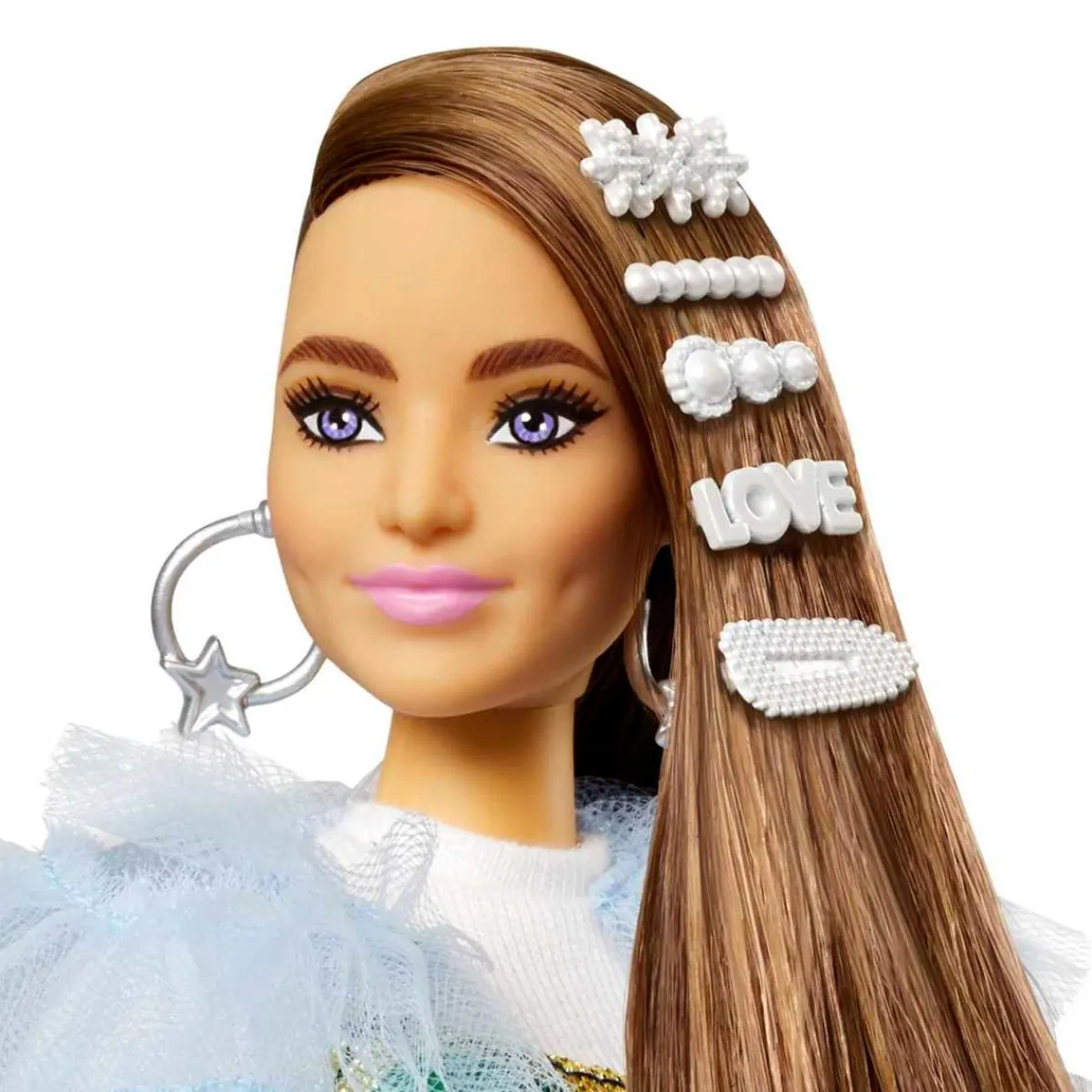 Best Barbie - Muñeca Extra - Vestido arcoíris Muñecas