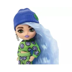 - Muñeca extra mini con pelo azul hielo Muñecas