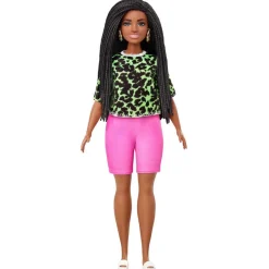 Best - Muñeca Fashionista - Camiseta neón leopardo Muñecas