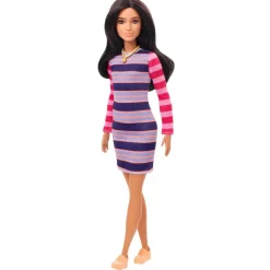 New - Muñeca Fashionista - Vestido de rayas manga larga Muñecas