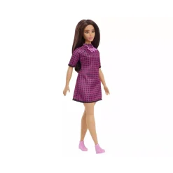 Best - Muñeca fashionista - vestido rosa a cuadros Muñecas