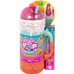 Hot Barbie - Muñeca Revela Sorpresa Serie Tropical Frutal ㅤ Muñecas
