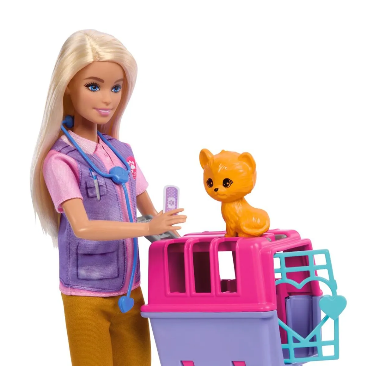 Barbie - Muñeca Salvadora de Fauna con Accesorios de Rescate ㅤ Muñecas