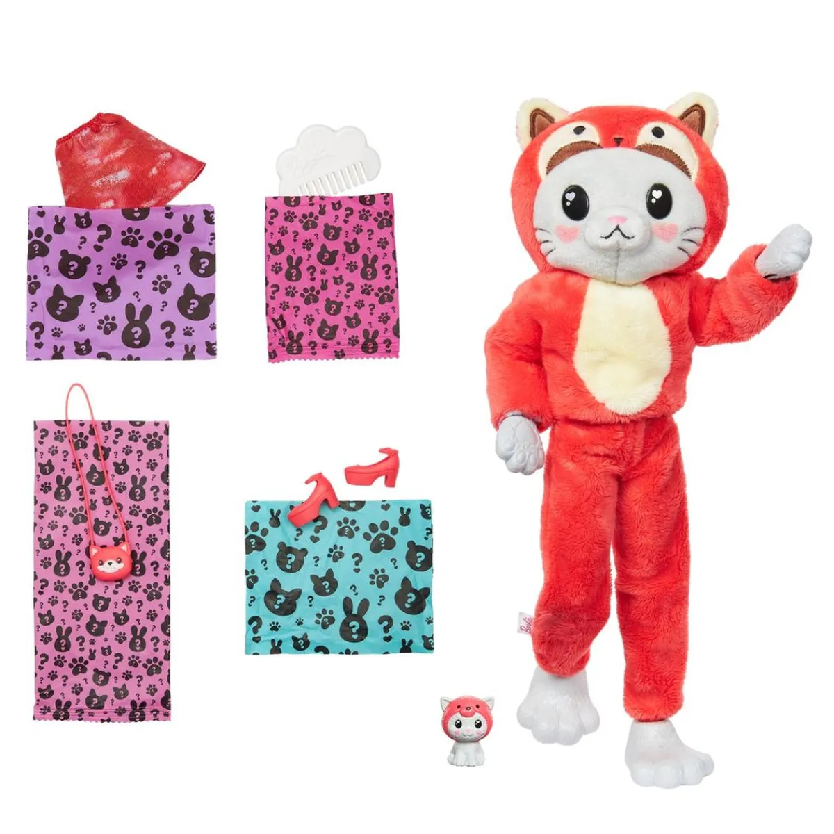 Barbie - Panda - Muñeca sorpresa con accesorios moda y mascota (Varios modelos) ㅤ*MATTEL New