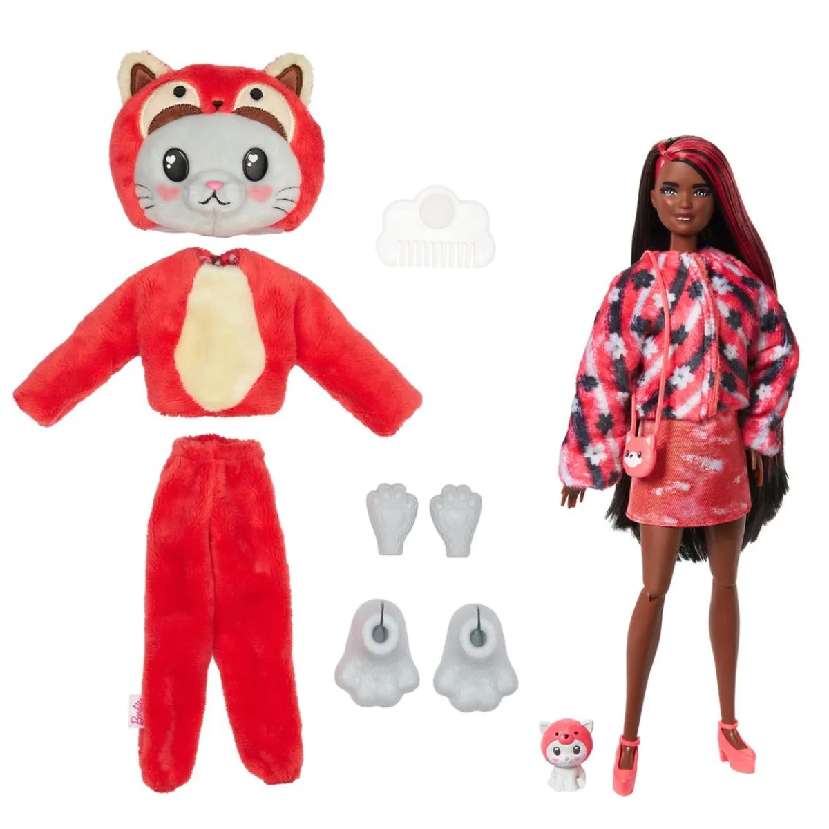 Barbie - Panda - Muñeca sorpresa con accesorios moda y mascota (Varios modelos) ㅤ*MATTEL New