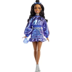 Barbie Deluxe Style - Conjunto Azul Metalizado Muñecas