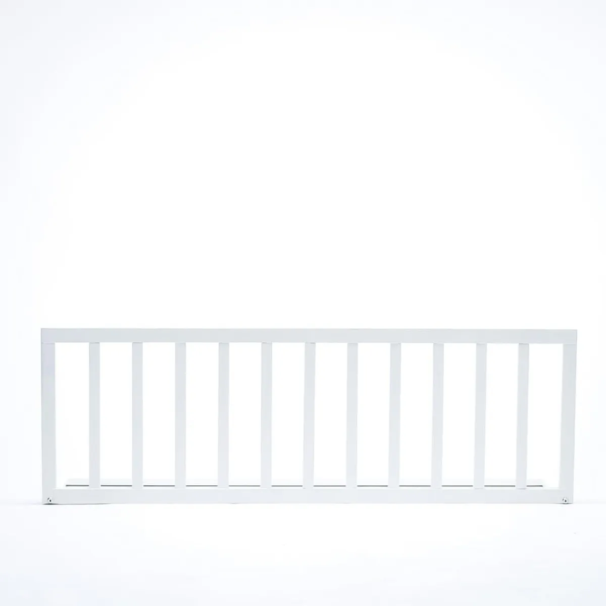 New Barrera de cama de Madera Natural Blanca Seguridad·Antigolpes Y Reductores