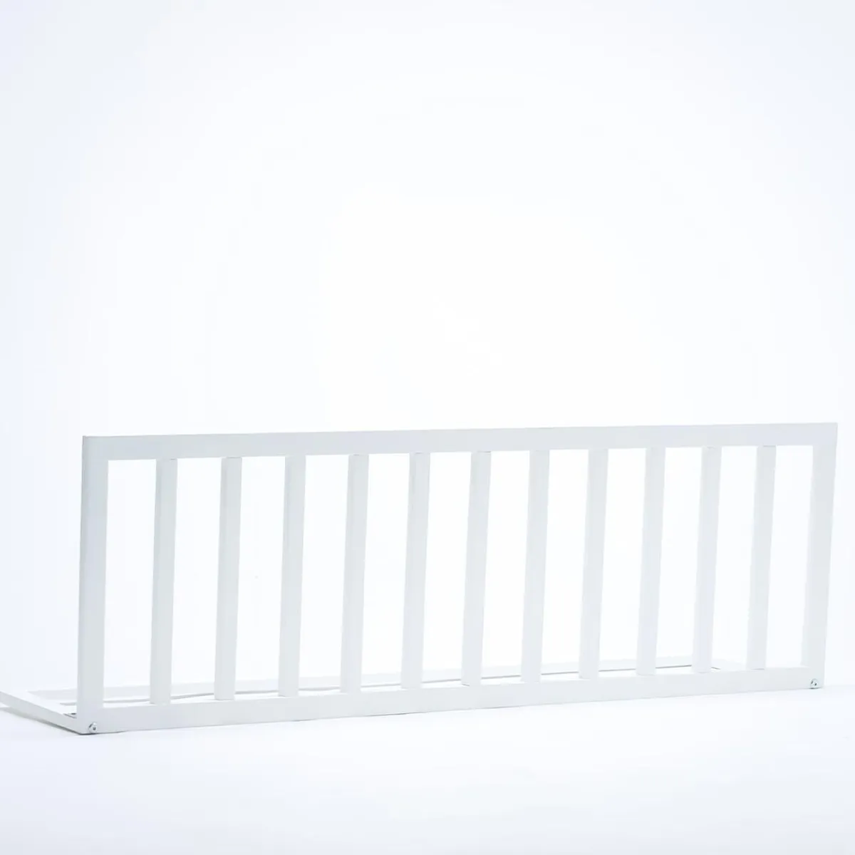 New Barrera de cama de Madera Natural Blanca Seguridad·Antigolpes Y Reductores