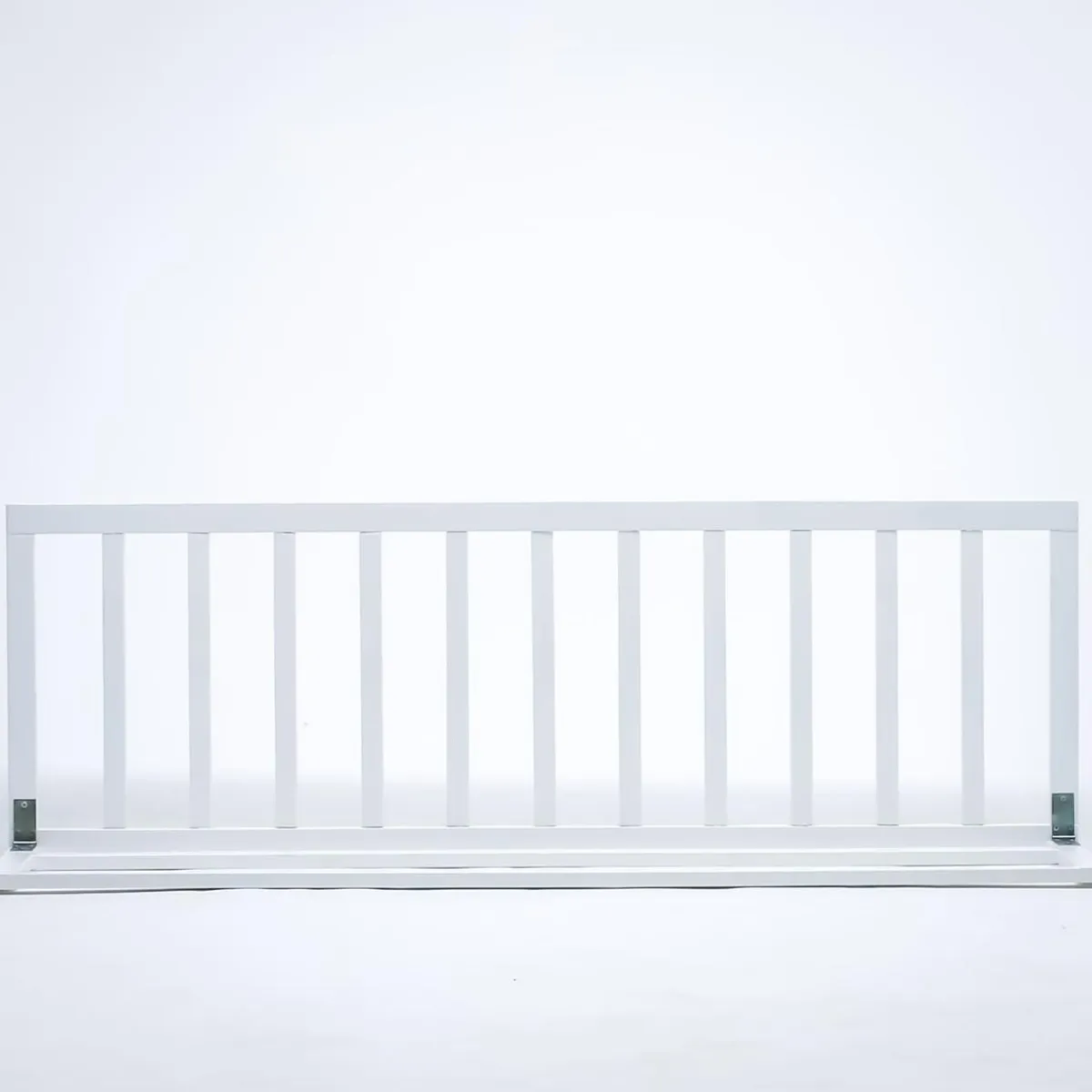 New Barrera de cama de Madera Natural Blanca Seguridad·Antigolpes Y Reductores