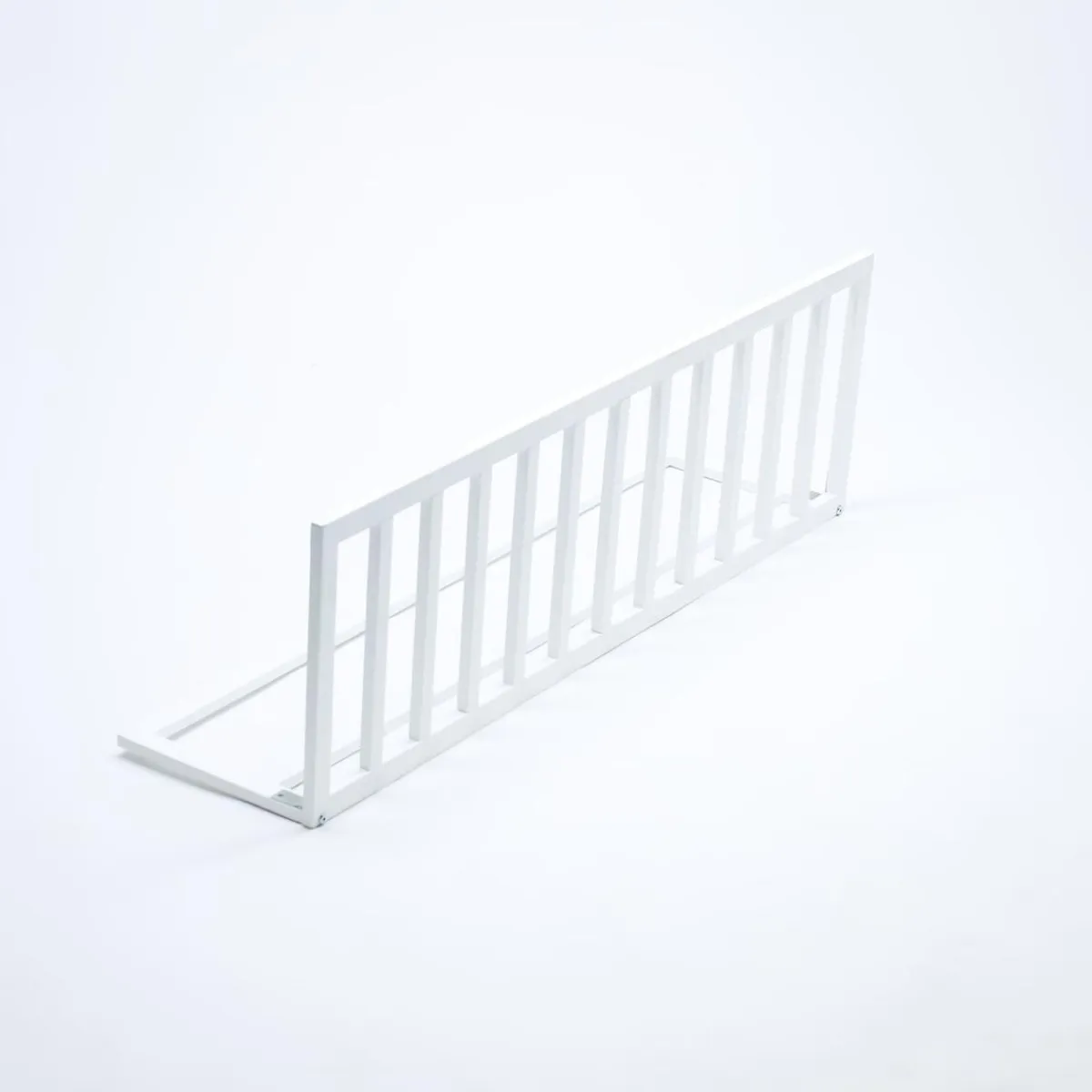 New Barrera de cama de Madera Natural Blanca Seguridad·Antigolpes Y Reductores