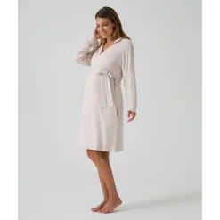 Best Bata premamá beige punto efecto tricot Premamá·Íntimo Y Noche|Íntimo Y Noche·Batas