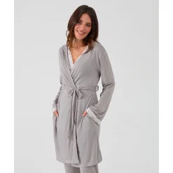 Bata premamá de lactancia con encaje*Prenatal Sale