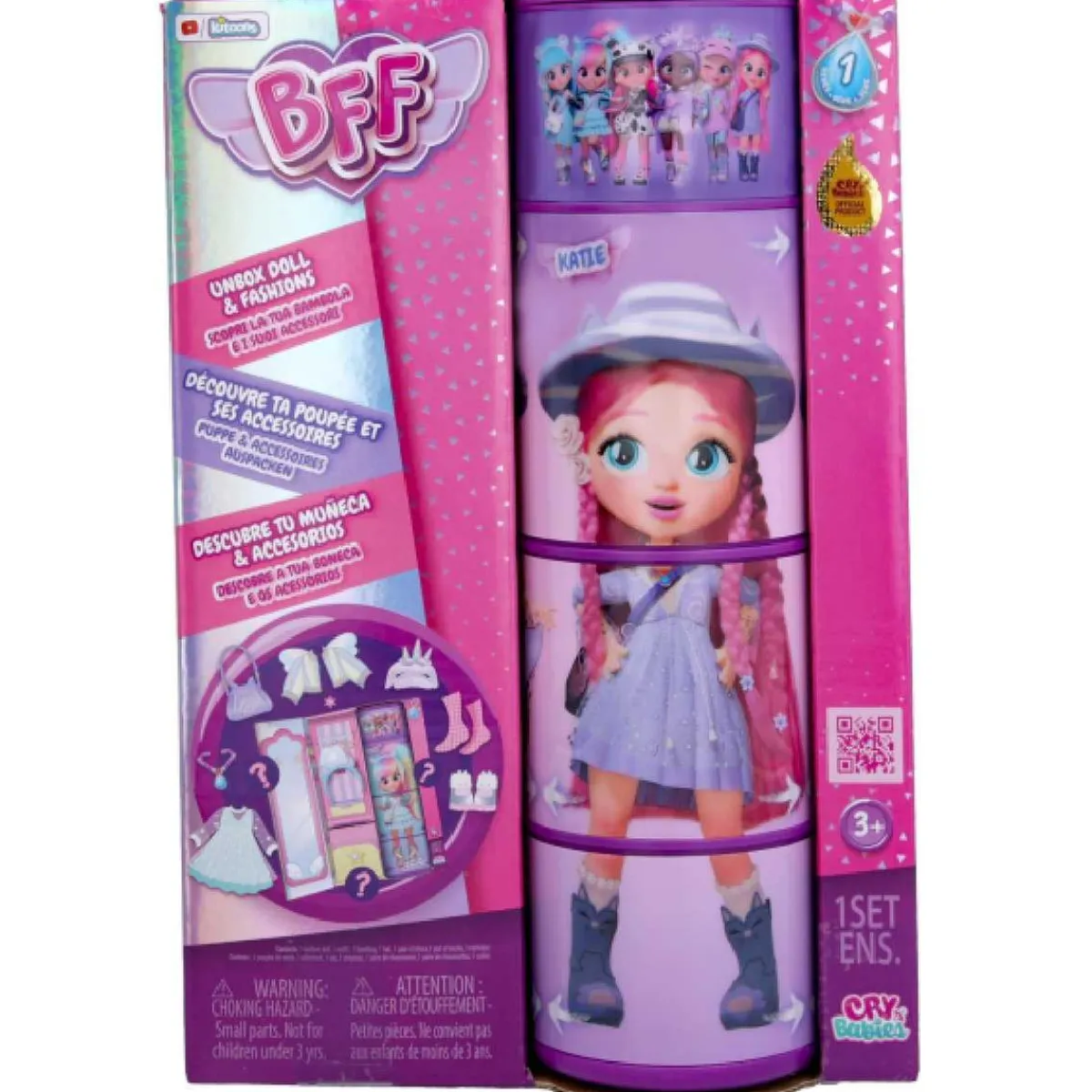 Hot Bebés Llorones - Katie - Muñeca BFF Muñecas