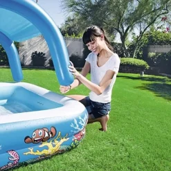Bestway - Piscina Inflable con Toldo*BEST WAY Outlet