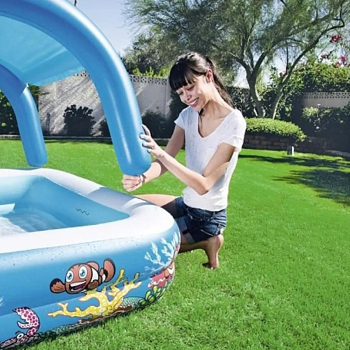 Bestway - Piscina Inflable con Toldo*BEST WAY Outlet