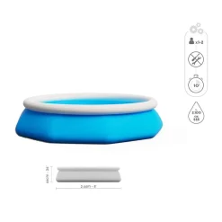 Bestway - Piscina Sin Depuradora 244 x 66 cm Bestway|Piscinas Tubulares