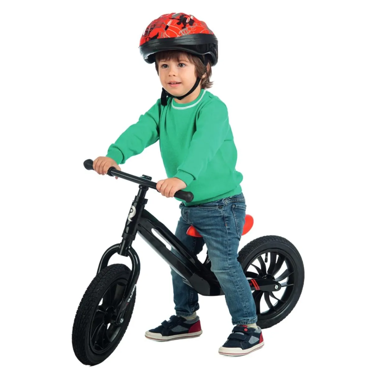 New Bicicleta sin pedales Qplay Racer Negra Motos Y Triciclos
