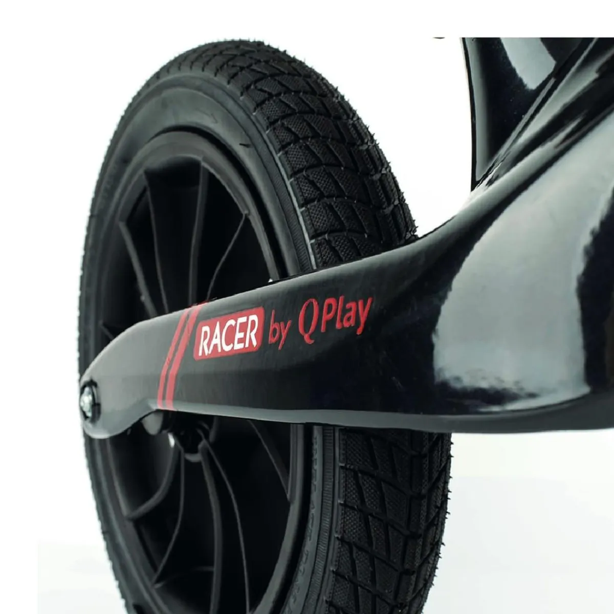 New Bicicleta sin pedales Qplay Racer Negra Motos Y Triciclos