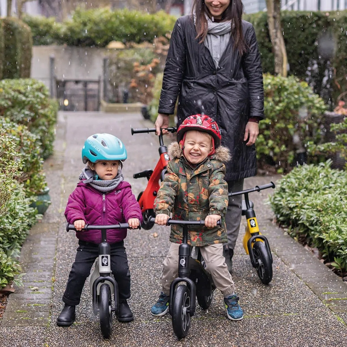Bicicleta sin pedales Tech Balance Negra*QPLAY